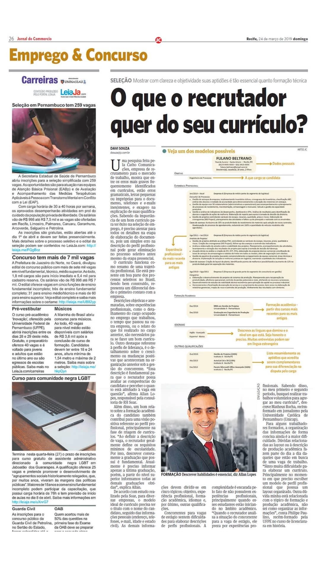 O que o recrutador quer do seu currículo?